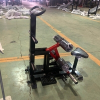 Équipement de fitness commercial pour salle de sport, machine à squats aux hanches à charge de plaques pour l'entraînement de force