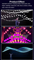 Projecteurs cinétiques à LED de 6 m de hauteur pour scène, théâtre, mariage, bar, hôtel, événements