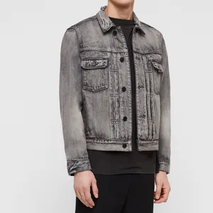 Mode veste en jean hommes porter vestes d&#39;automne 2020 en détresse personnalisé veste en jean décontracté jackette pour hommes