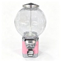 Distributeur de bonbons TR618G de 1 pouce avec monnayeur et tiroir-caisse, corps en plastique, machine à capsules pour la vente au détail
