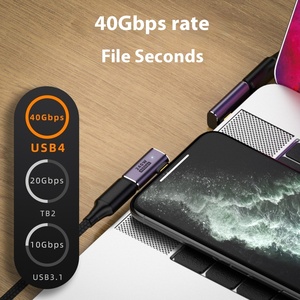 Cho Sét 3 Đa-Chức Năng Loại C <span class=keywords><strong>Adapter</strong></span> 40Gbps 8K Âm Thanh/<span class=keywords><strong>Video</strong></span> 240W USB C Chuyển Đổi USB3.0 OTG Sạc Điều Kiện Mới DC - Product Image 3