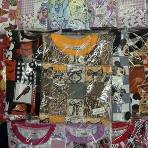 Piyama Bambu Grosir RTS Desain Campuran dengan Karakter Acak yang Dicetak untuk Set Zippy dan Long - Product Image 6