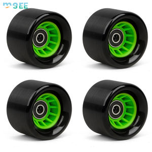 Roues de patins à roulettes en polyuréthane à double rangée SeeMore Roues de skateboard professionnelles 62*42 Roues vierges de <span class=keywords><strong>longboard</strong></span> personnalisées - Product Image 2