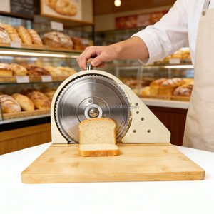 Machine à pain AY-M40C blanche, accessoires de cuisson, trancheuse à pain pliable, trancheuse à toasts, coupe uniformément le pain et les toasts, pliable - Product Image 6