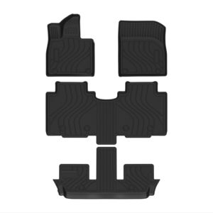 พรมปูพื้นรถยนต์ Autobo สำหรับ GAC Trumpchi HYPTEC 2023-2025 <span class=keywords><strong>AH8</strong></span> รุ่น 6 ที่นั่ง ผลิตจาก TPE สำหรับทุกสภาพอากาศ ชุดเต็ม ป้องกันน้ำได้ 100% ทำความสะอาดง่าย - Product Image 1