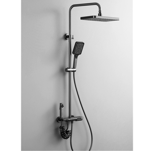 Набор для душа из нержавеющей стали с двумя ручками - Product Image 4