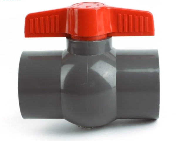 Furui PN16 SCH80 Gray PVC Ball Valve 1/2''-4'' Single Union & Double Union Customizable OEM Fittings · image 2