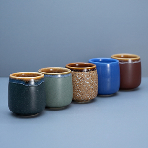 Taza de Café de Cerámica con Doble Pared Aislante, Forma de Huevo, 80 ml, Moderna, Lujosa y Ecológica para Espresso Italiano - Product Image 2