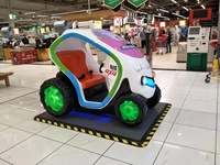 M SKY KA-270 Voiture VR 2 places pour enfants et famille, 24 pouces, en fibre de verre, pour divertissement intérieur, jeux d'arcade vidéo à monnayeur