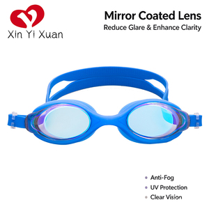 Gafas de Natación xinyixuan Antivaho con Protección UV, Marco de Silicona Ajustable, Lentes de PC, Impermeables, para Niños, Entrenamiento en Piscina - Product Image 2