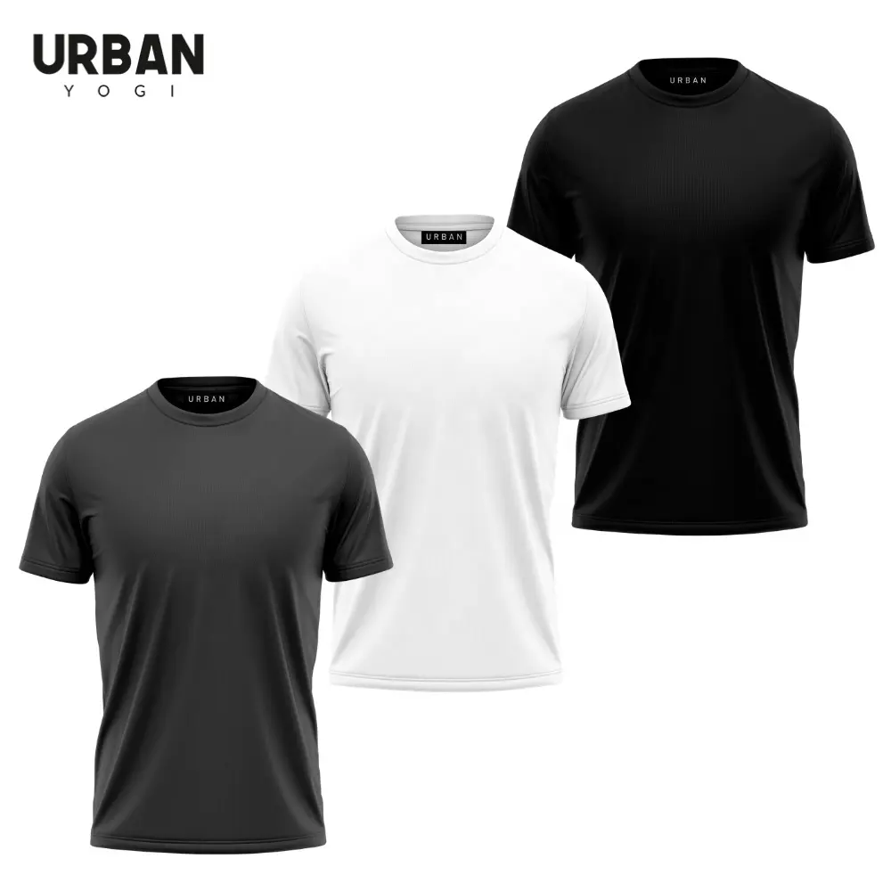 Blank O-neck Tshirt LOGO T-shirt Custom T Shirt Grey Print in India Wholesale 100% Cotton White Black Casual Customized Color