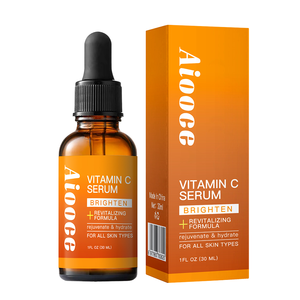 เซรั่มบำรุงผิวหน้า Aiooce 20% วิตามินซีและอี ออร์แกนิค ช่วยให้ผิวขาวกระจ่างใส ลดเลือนจุดด่างดำ ต่อต้านริ้วรอย กระชับรูขุมขน - Product Image 1