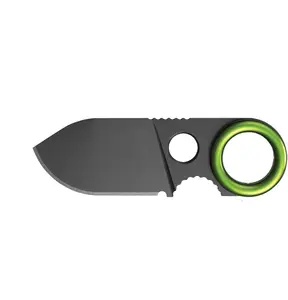 Mehrzweck-GDC-Taschen messer mit Geld klammer GDC-Messer mit fester Klinge EDC Gear Edelstahl