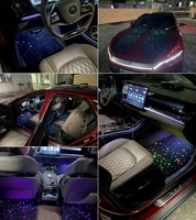 Tapis lumineux à fibres optiques LED OEM ODM pour tapis de voiture lumineux