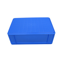 Caisse de stockage logistique en plastique solide étanche empilable écologique robuste 600*400*210mm boîte de chiffre d'affaires multifonction pour