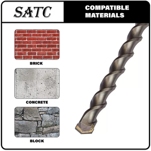 Hoa Kỳ Miễn Phí Vận Chuyển 10PC 5/32 "X6" Sds Cộng Với Máy Khoan Búa Khoan Bit Thiết Lập Bê Tông Masonry Carbide Mẹo - Product Image 4