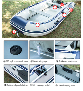 Pvc Inflatable Surfing Fishing <b>Kayak</b> Folding Rowing Canoe <b>Boats</b> for Sale - Product Image 4
