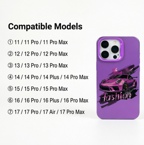 Custodia in TPU opaco alla moda con motivo auto sportiva <span class=keywords><strong>viola</strong></span> Cyberpunk, <span class=keywords><strong>cover</strong></span> antiurto per <span class=keywords><strong>iPhone</strong></span> 17 16 15 14 13 <span class=keywords><strong>Pro</strong></span> Max - Product Image 3
