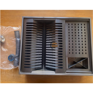 Organisateur <span class=keywords><strong>de</strong></span> canal fait main carré en acier inoxydable égouttoir <span class=keywords><strong>gouttière</strong></span> barre accessoires Cozinha Em Aco Inox UMIDA pour usage en cuisine - Product Image 6