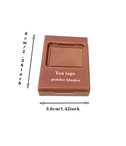 Logotipo personalizable, maquillaje duradero vegano, colorete en polvo monocromático, sombra de ojos, pigmento alto y duradero para un tono de piel claro - Product Image 6