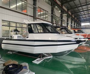 <span class=keywords><strong>Bateau</strong></span> à moteur de 6 m fabriqué en Chine, 20 pieds, <span class=keywords><strong>bateau</strong></span> facile à utiliser avec pontons, entièrement en aluminium soudé, bateaux de pêche à vendre - Product Image 5