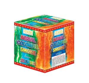 Professional Mixed Fan Cake Firework Aerialcolorful Smoke