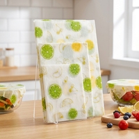 Emballage alimentaire en cire d'abeille bio, écologique, réutilisable, pour fruits, sandwichs, légumes, cire d'abeille naturelle, emballage alimentaire, directement de l'usine