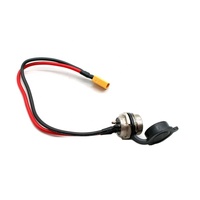Base de chargeur universelle à 3 broches, port de charge pour VSETT 8 8+ 9 9+ 10+ ZERO 8 9 10 8X 10X 11X Pièces de scooter électrique