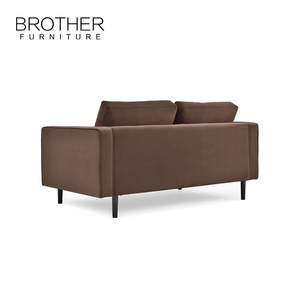 Moderna de mediados de siglo tapizado distintos de tejido de lino de asiento de amor sofá Sala sofás modernos - Product Image 5