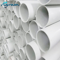 TUYAU EN PVC SCH40 SCH80 4 pouces 6 pouces 8 pouces UPVC Tuyau Conduit et raccord pour l'approvisionnement en eau, le drainage, l'irrigation des égouts TUBE