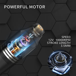 <span class=keywords><strong>Set</strong></span> completo di Kit completo per macchina rotante per tatuaggi Wireless con ago e inchiostro a cartuccia - Product Image 2