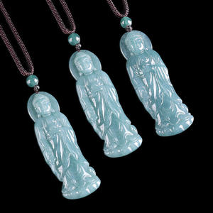 Colgante de Jadeíta Natural con Diseño Original de Buda Amitabha, Estilo Chino, UNISEX, con Certificado de Tasación FG27 - Product Image 3