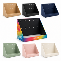 Présentoir en carton ondulé imprimé sur mesure, boîte de présentation de comptoir en carton, étagère POP avec logo personnalisé, fabrication directe OEM