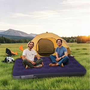 Matelas pneumatique gonflable portable moderne pour le camping et la maison, lit de repos de haute qualité - Product Image 4