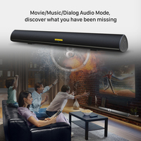 Barre de son home cinéma sans fil 2.0 canaux 4 haut-parleurs avec Super Bass 34 pouces 80W en ABS pour TV