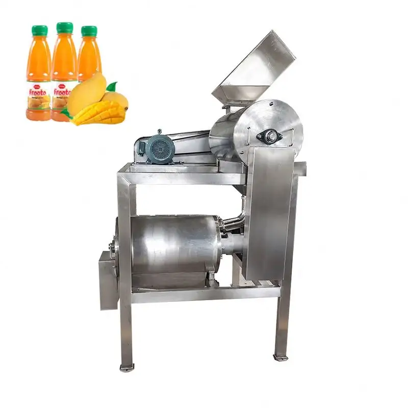 Máquina extractora de fruta de la Pasión, extractor de fruta de mango, pelado y pulpa