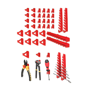 38 Pcs Wall <strong>Mounted</strong> Pegboard Tool Organizer <strong>Board</strong> with Tool Holders for Garage Workshop - Product Image 5