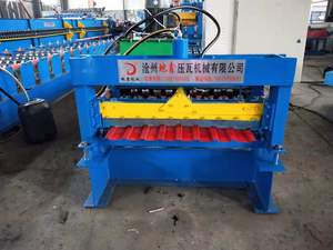 Venta caliente Ibr <span class=keywords><strong>Trapezoidal</strong></span> Teja que hace la máquina <span class=keywords><strong>Precio</strong></span> Metal Ibr Roof Sheet Roll Forming Machine - Product Image 5
