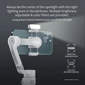 Estabilizador de Teléfono Celular de 3 Ejes <span class=keywords><strong>ZHIYUN</strong></span> Smooth <span class=keywords><strong>Q4</strong></span> Combo, Gimbal para Smartphone, Compatible con I-Phone 12 13 Pro Max HUA-WEI Xiao-mi - Product Image 3