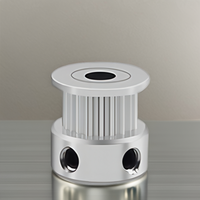 Poulie de distribution en aluminium pour machines de support OEM personnalisable GT2 6mm de largeur courroie en acier pour imprimante 3D