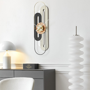 Luxury <b>Wall</b> <b>Clock</b> Modern Nordic Style <b>Silent</b> Quartz Movement Battery Powered Living Room Decor Artistic Design - Product Image 4