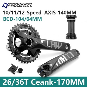 <span class=keywords><strong>Prowheel</strong></span> 170MM 36-26 dents Ensemble de plateau de chaîne de vélo 10 11 12 vitesses Manivelle pour vélo de montagne Fournisseur en gros - Product Image 2