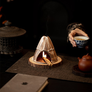 YUBIN - Decoración Aromática para Chimenea, <span class=keywords><strong>Palo</strong></span> <span class=keywords><strong>Santo</strong></span>, Lavanda, Purificante, Cerámica Creativa, Embalaje en Caja de Papel Dehua - Product Image 4