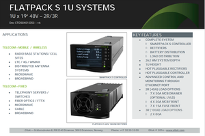 <span class=keywords><strong>Eltek</strong></span> Flatpack S kompakt o 1U güç sistemleri 19 inç 48V DC güç kaynağı CTOS0201.xxx Max 40A 2 adet Flatpack S 48/1000 ile o - Product Image 6