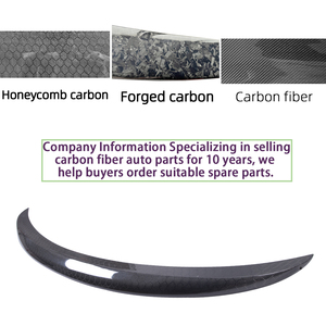 Aileron arrière en fibre de carbone style nid d'abeille pour BMW Série 3 E90 4 portes/E90 M3 P, 2004-2011 - Product Image 4