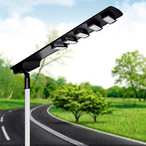 ไฟถนนโซลาร์เซลล์แบบรวมในตัว โครงอะลูมิเนียมอัลลอยด์ 4-10 เมตร โมดูล LED หมุนได้ ควบคุมผ่านแอปพลิเคชัน รับประกัน 5 ปี ติดตั้งบนผนัง - Product Image 1