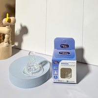 Ventes chaudes, sucette souple sans BPA, calibre standard, imitant le lait maternel, tétine de biberon sûre pour bébé