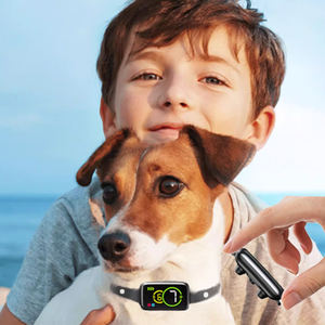 Xcho Mini Smart <span class=keywords><strong>Electronic</strong></span> Screen Hunde bellen Sicherheits <span class=keywords><strong>alarm</strong></span> Wiederauf ladbar Modern Wasserdicht No Shock Anti Bark Halsbänder für kleine - Product Image 1