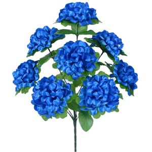 Flor falsa <span class=keywords><strong>de</strong></span> 9 cabezas, bola Artificial <span class=keywords><strong>de</strong></span> crisantemo con hojas, <span class=keywords><strong>flores</strong></span> <span class=keywords><strong>de</strong></span> <span class=keywords><strong>cementerio</strong></span> <span class=keywords><strong>para</strong></span> Graves - Product Image 3