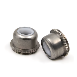 SUS304 tự clinching Nylon-chèn đinh tán hạt thụ động tấm kim loại cho chăm sóc sức khỏe PLC loạt #4-40 #6-32 #10-32 UNF - Product Image 2